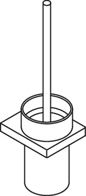 HEWI WC-Bürstengarnitur System 100, Chrom HEWI WC-Bürstengarnitur System 100, Chrom