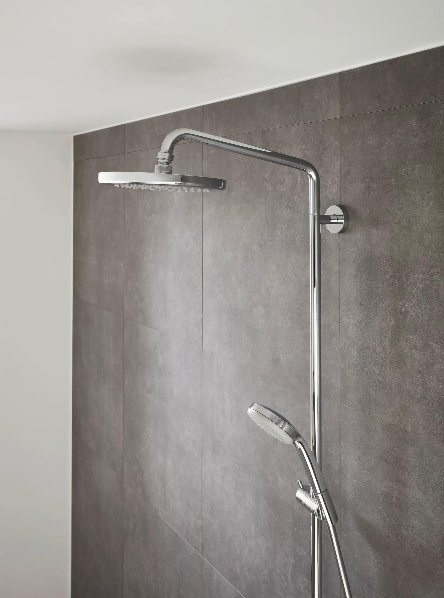 Showerpipe Croma 220 für Dusche chrom mit Thermostat Showerpipe Croma 220 für Dusche chrom mit Thermostat