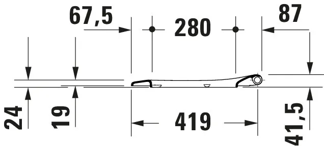 Duravit WC-Sitz „D-Neo“ 37,6 × 44,1 × 4,3 cm