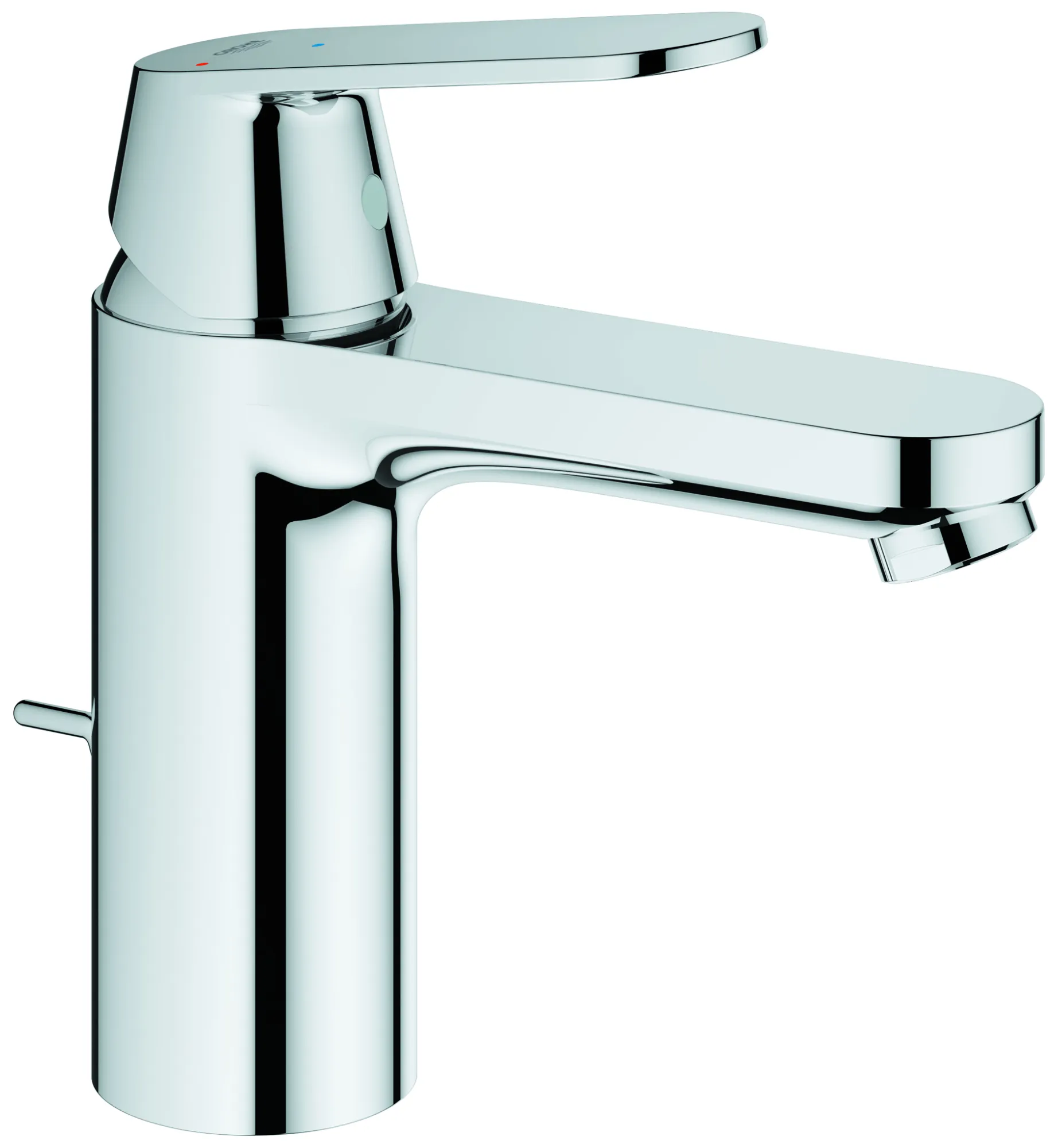 Einhand-Waschtischbatterie Eurosmart Cosmopolitan 23396, M-Size, Einlochmontage, Zugstangen-Ablaufgarnitur 1 1/4″, Energie-Spar-Funktion Mittelstellung kalt, chrom Einhand-Waschtischbatterie Eurosmart Cosmopolitan 23396, M-Size, Einlochmontage, Zugstangen-Ablaufgarnitur 1 1/4″, Energie-Spar-Funktion Mittelstellung kalt, chrom