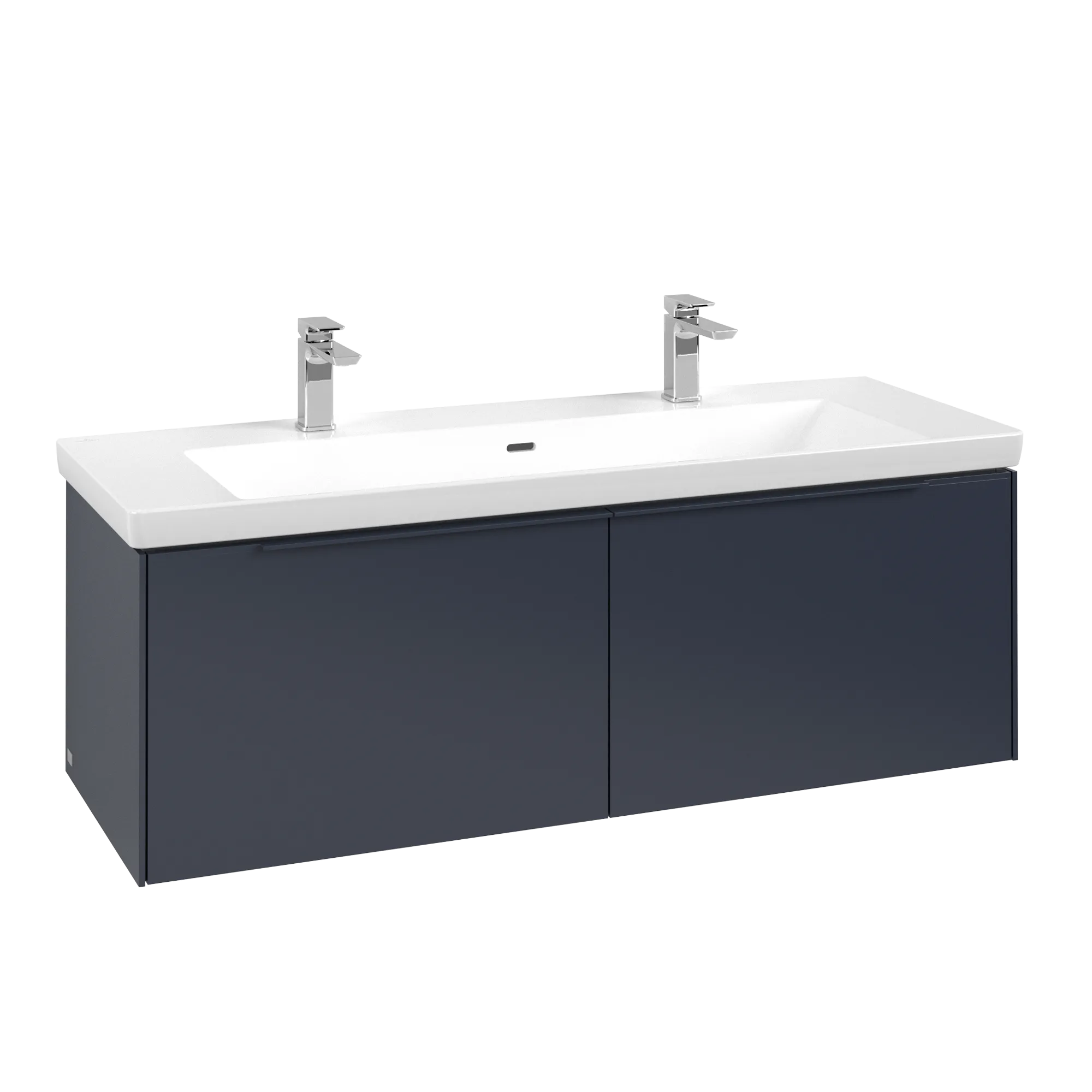 Villeroy & Boch Waschtischunterschrank „Subway 3.0“ für Schrankwaschtisch 1272 × 429 × 478 mm Marine Blue, für Becken mittig