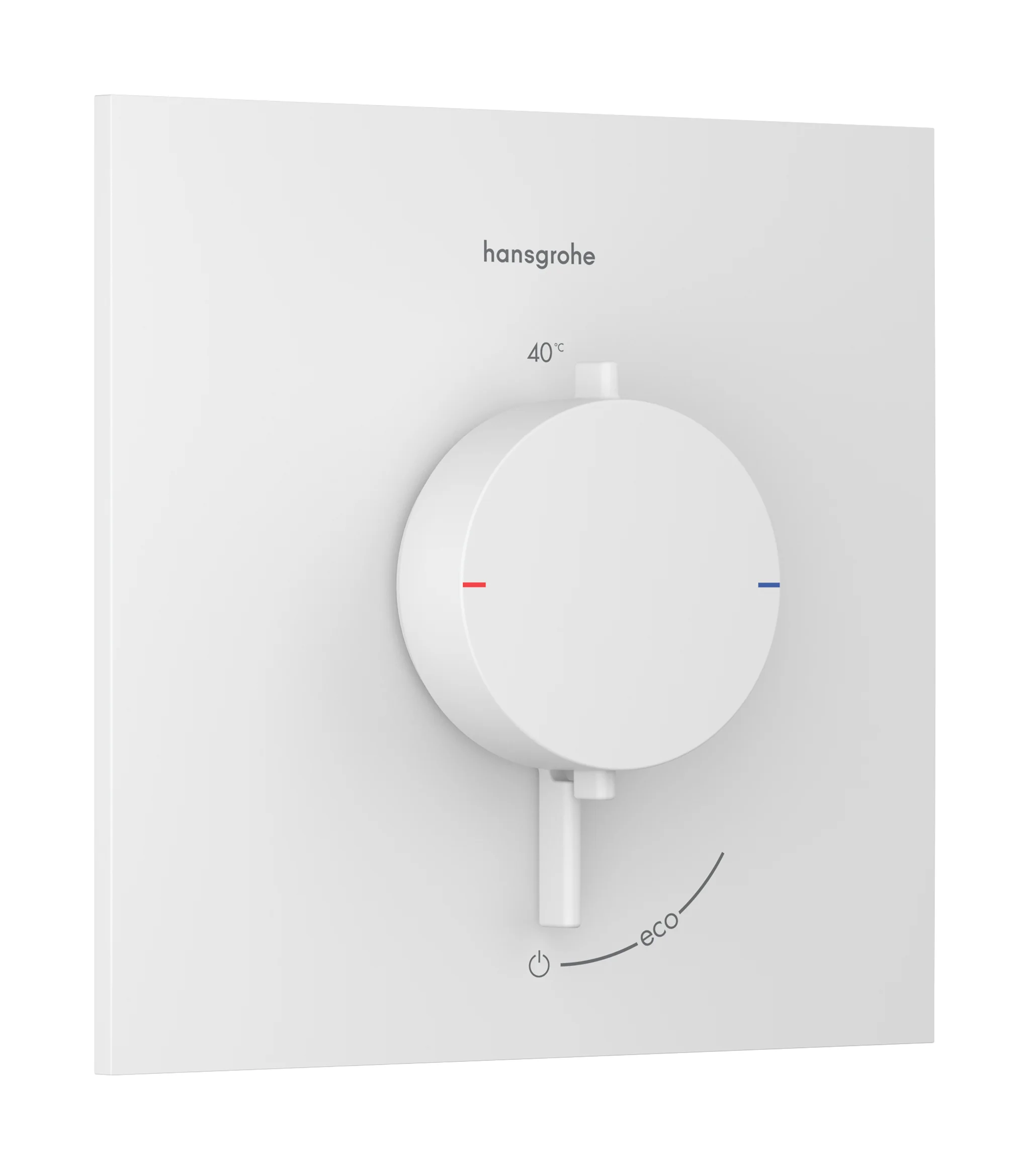 Hansgrohe Ecostat Comfort E Thermostat Unterputz, 1 Verbraucher, Mattweiß