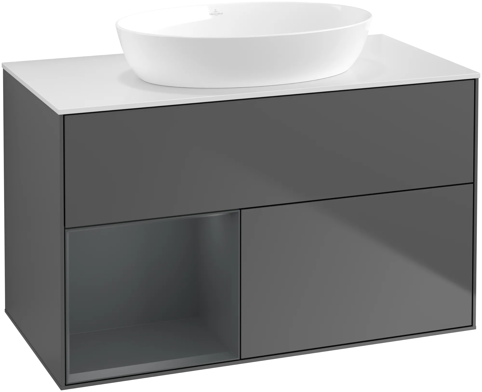 Villeroy & Boch Finion Waschbeckenunterschrank FA1 1000x603x501mm anthrazit/matt
