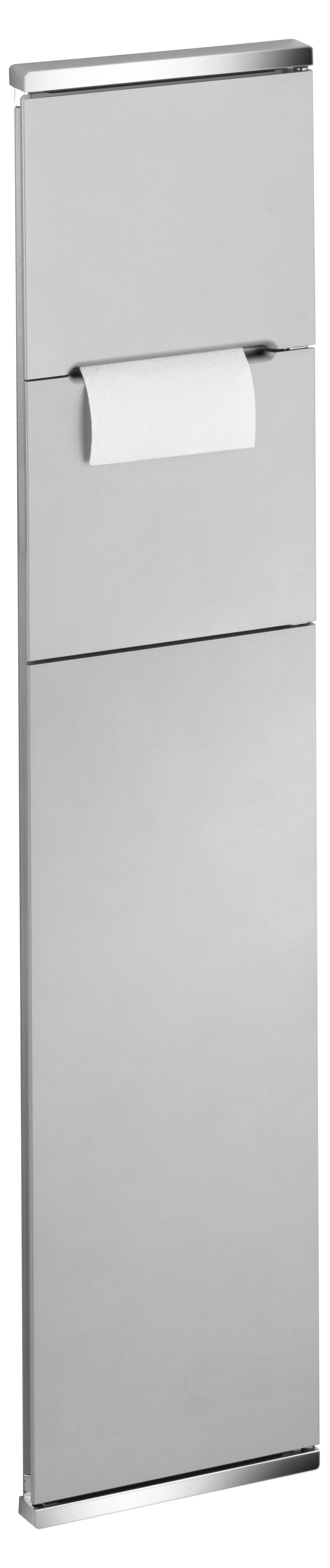 Plan Integral Modul WC 1 Anschlag links 176 x 775 x 143 mm verchromt/Aluminium silber Plan Integral Modul WC 1 Anschlag links 176 x 775 x 143 mm verchromt/Aluminium silber