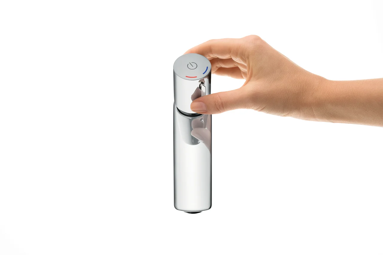 Hansgrohe Talis Select E Waschtischmischer 110, Chrom, Ausladung 112 mm, Auslaufhöhe 104 mm, Zylindergriff, Normalstrahl, max. Durchflussmenge 5 l/min Hansgrohe Talis Select E Waschtischmischer 110, Chrom, Ausladung 112 mm, Auslaufhöhe 104 mm, Zylindergriff, Normalstrahl, max. Durchflussmenge 5 l/min