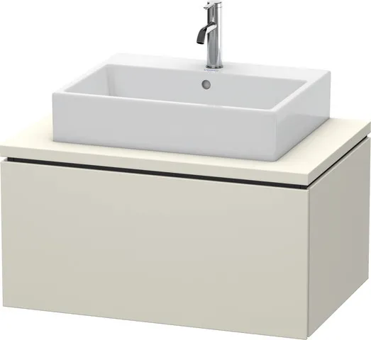 Duravit Waschtischunterschrank wandhängend „L-Cube“ 82 × 40 × 54,7 cm Taupe Matt