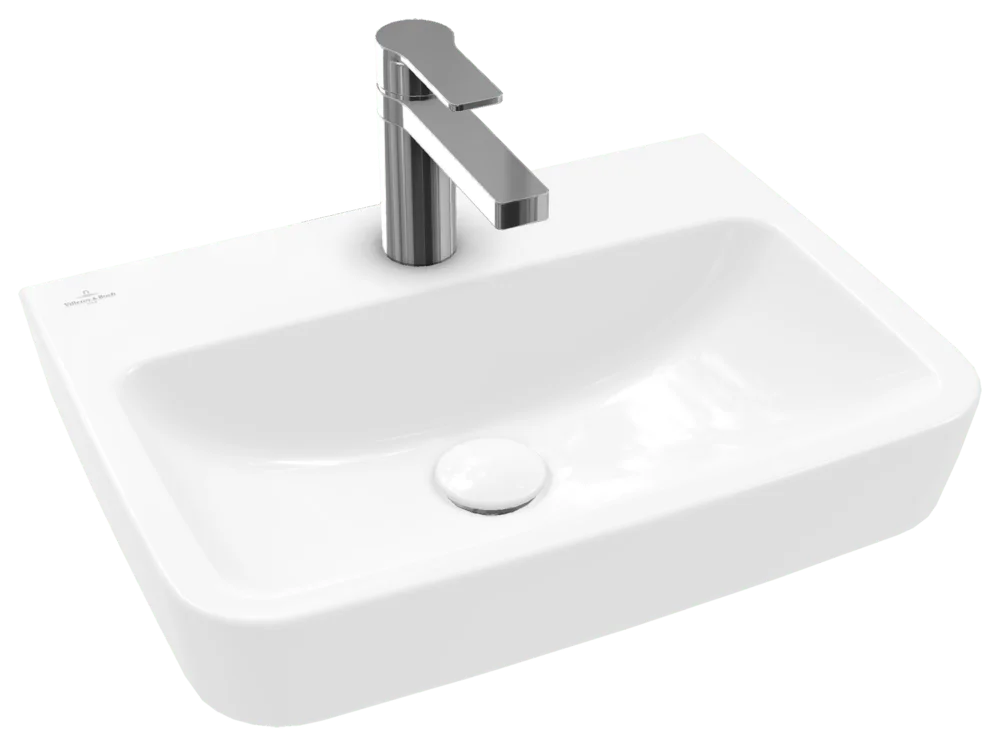 Villeroy & Boch Handwaschbecken O.novo, Eckig, Weiß Alpin, 500 x 370 mm, Höhe 160 mm Villeroy & Boch Handwaschbecken O.novo, Eckig, Weiß Alpin, 500 x 370 mm, Höhe 160 mm