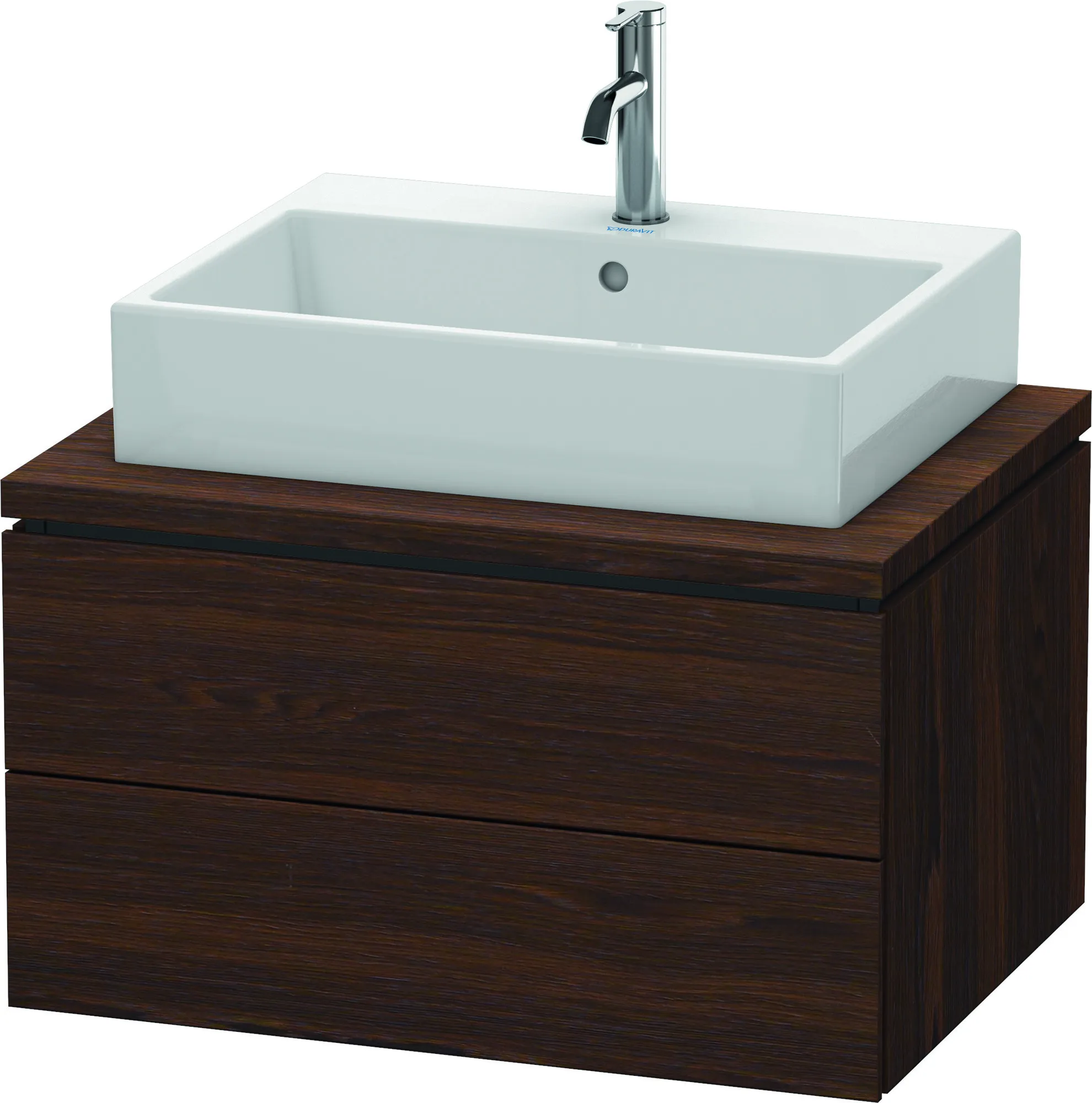Duravit Waschtischunterschrank wandhängend „L-Cube“ 72 × 40 × 54,7 cm Nussbaum gebürstet Duravit Waschtischunterschrank wandhängend „L-Cube“ 72 × 40 × 54,7 cm Nussbaum gebürstet