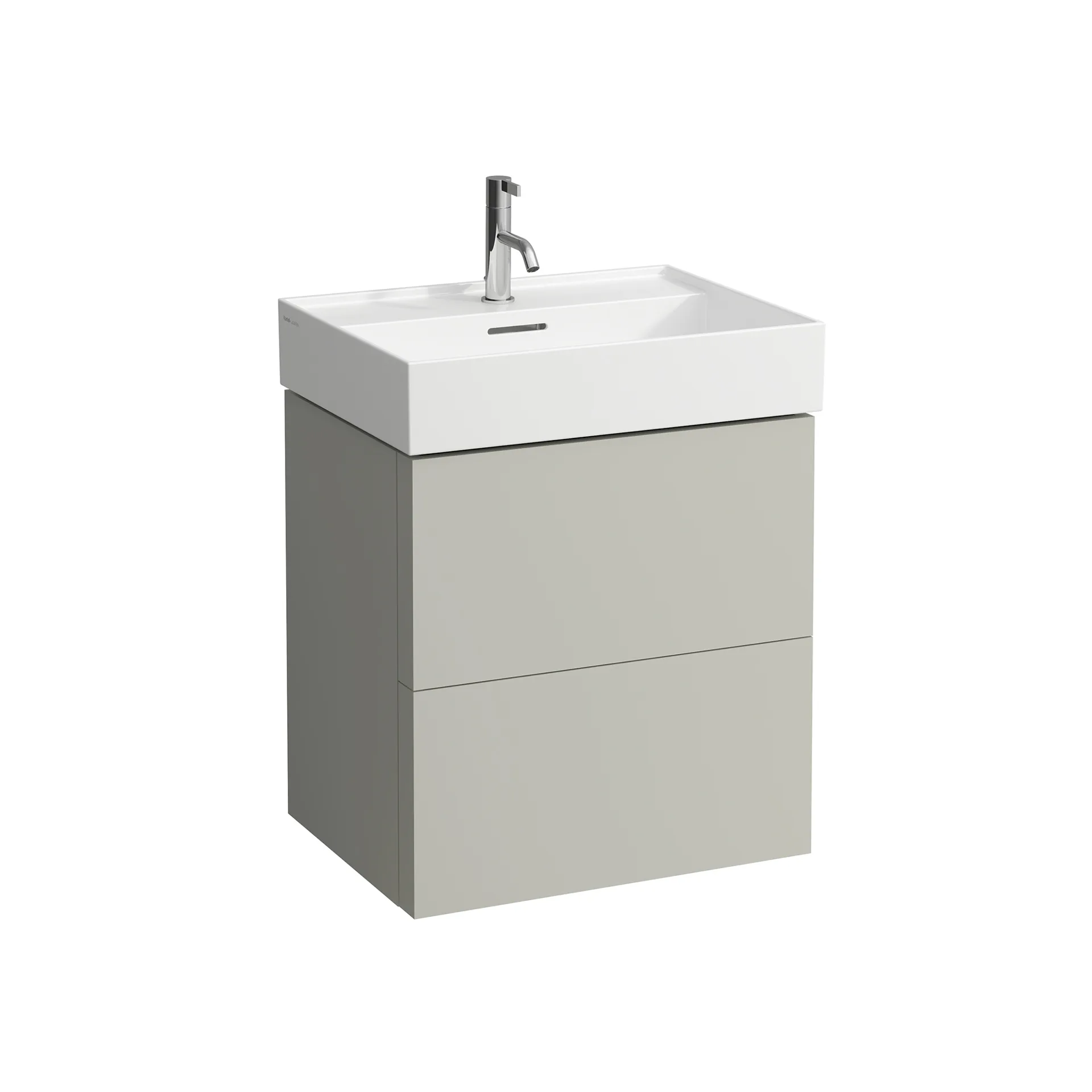 Laufen Waschtischunterbau „Kartell“ 450 × 600 × 580 mm Kieselgrau