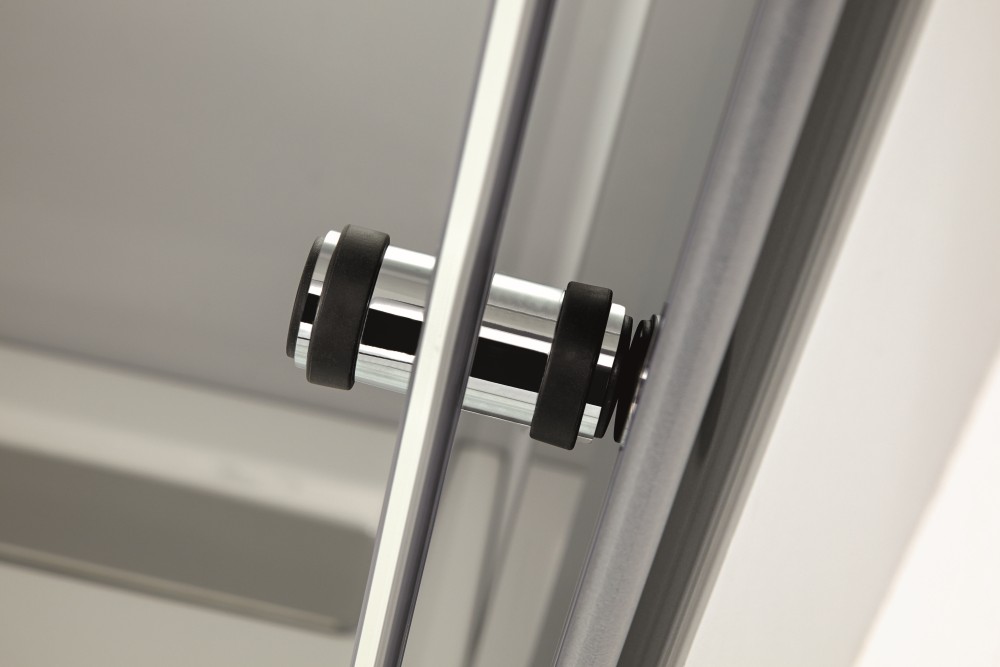 HSK Duschtür Drehfalttür Nische pendelbar „K2P“ Glas Carré, Profile Chromoptik (Alu Hochglanz poliert), H: 2000 mm HSK Duschtür Drehfalttür Nische pendelbar „K2P“ Glas Carré, Profile Chromoptik (Alu Hochglanz poliert), H: 2000 mm