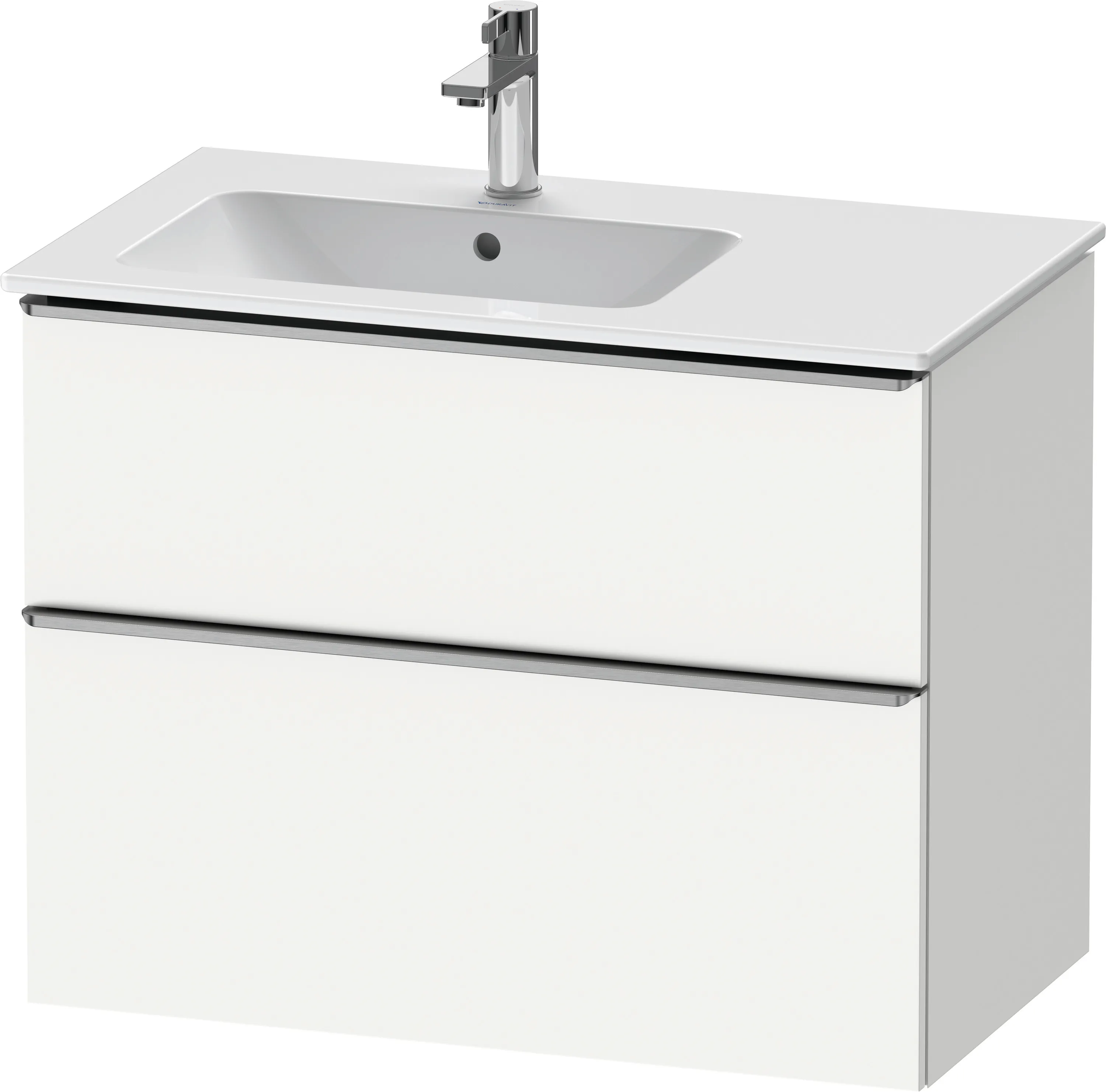 Duravit Waschtischunterschrank wandhängend „D-Neo“ 81 × 62,5 × 46,2 cm Weiß Matt