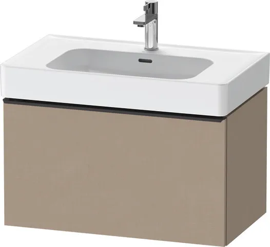 Duravit Waschtischunterschrank wandhängend „D-Neo“ 78,4 × 44 × 45,2 cm in Leinen