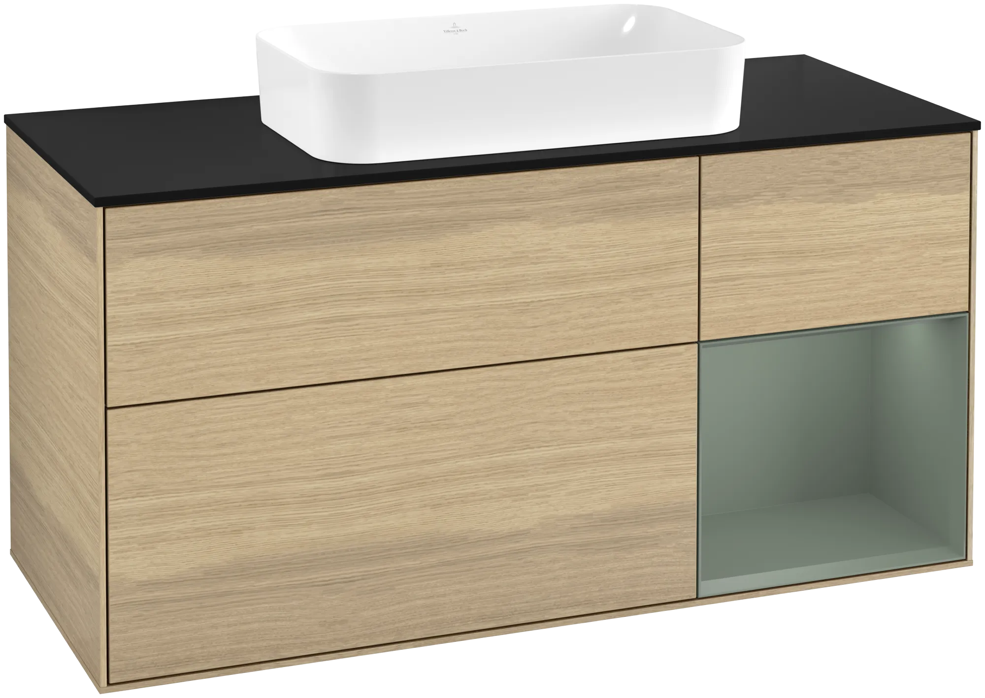 Villeroy & Boch Finion Waschbeckenunterschrank G71, 1200x603x501mm, mit Beleuchtung