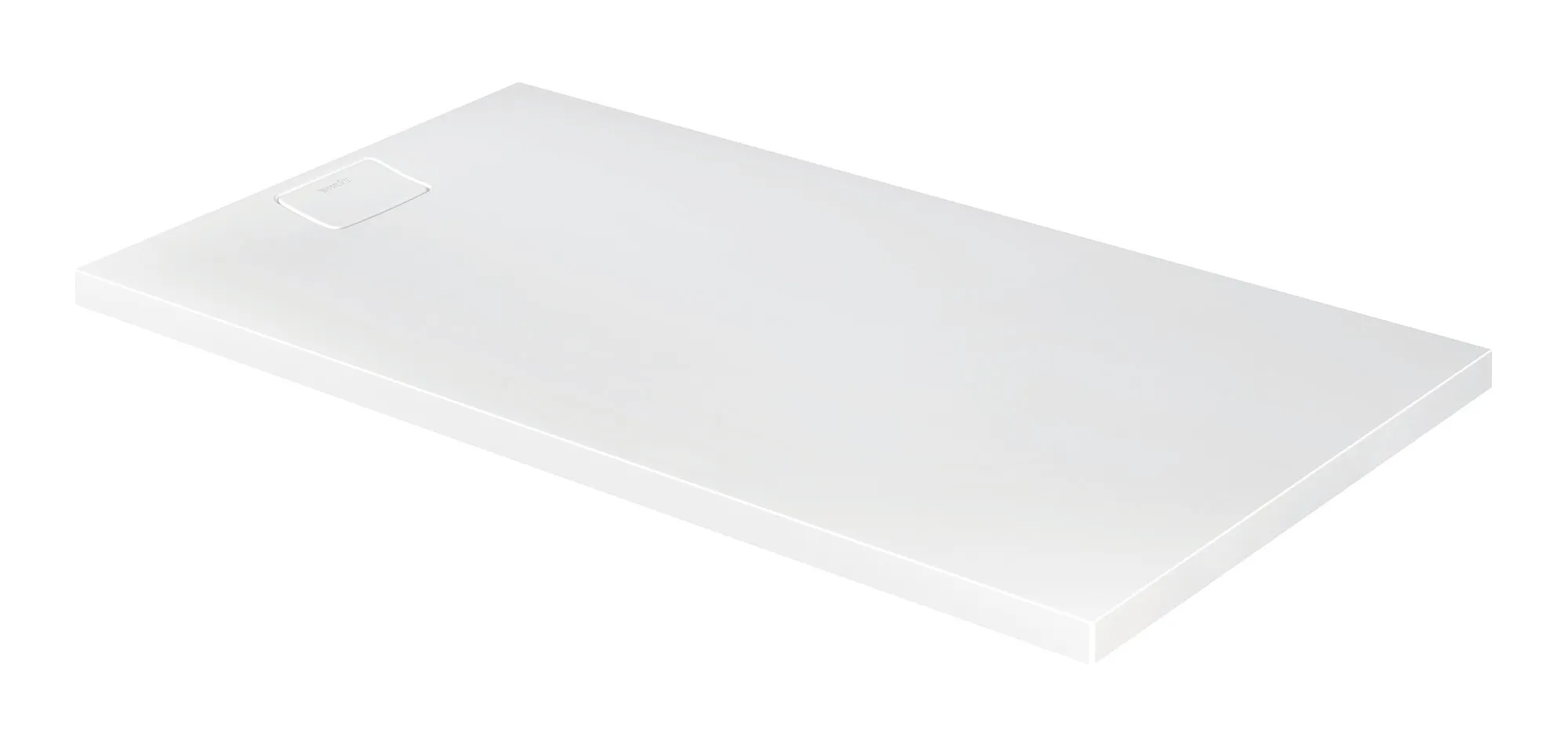 Duravit rechteck Duschwanne „Stonetto“ 160 × 90 cm in Weiß Matt Farbe: Weiß Matt
