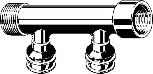 Viega „Raxofix“ Verteiler 2-fach Viega „Raxofix“ Verteiler 2-fach