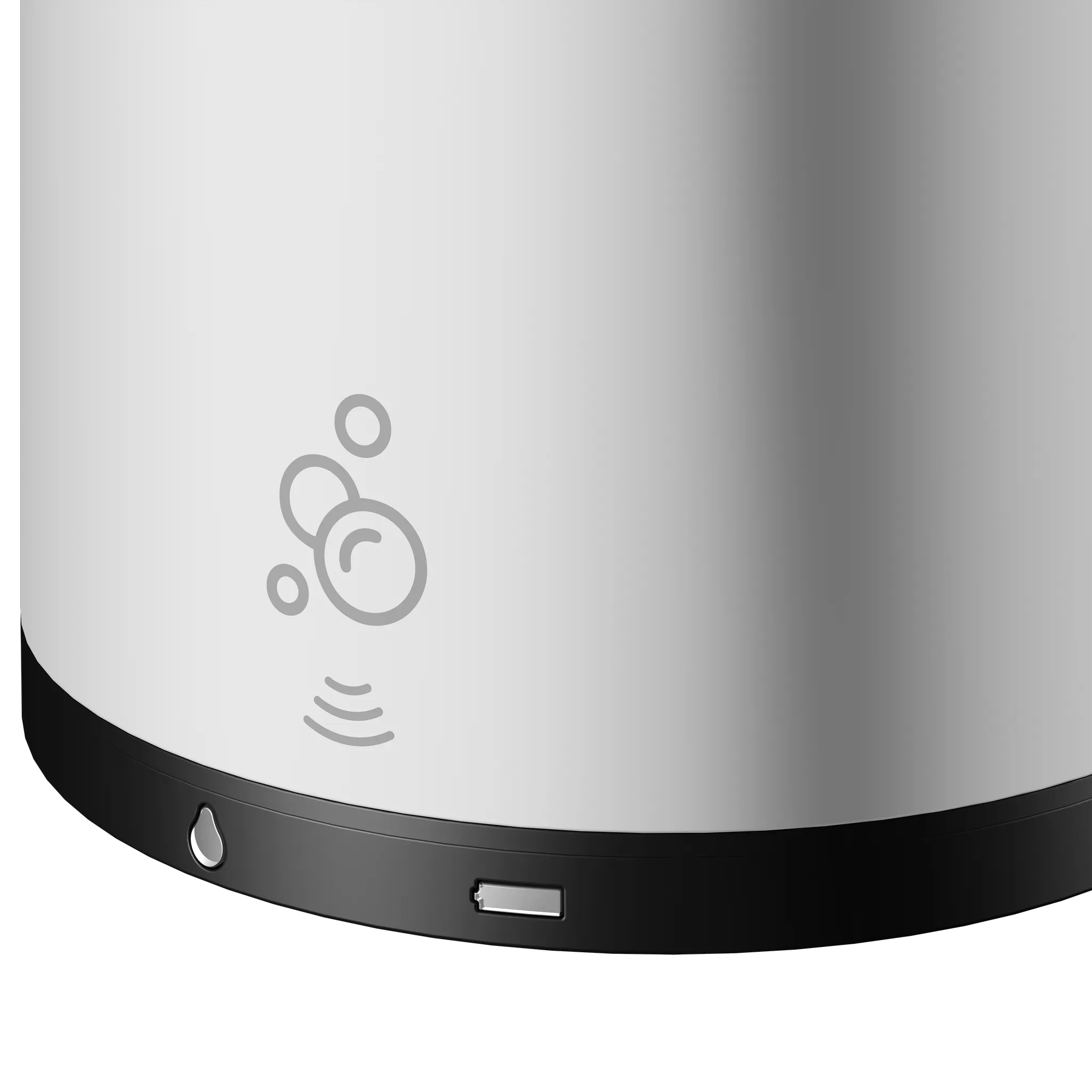 Plan Schaumlotionspender elektronisch / Wandmodell silber-eloxiert