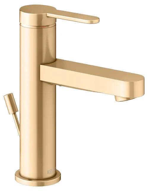 IXMO Einhebel-Waschtischmischer 100 IXMO Flat, Rosette rund Messing geb IXMO Einhebel-Waschtischmischer 100 IXMO Flat, Rosette rund Messing geb