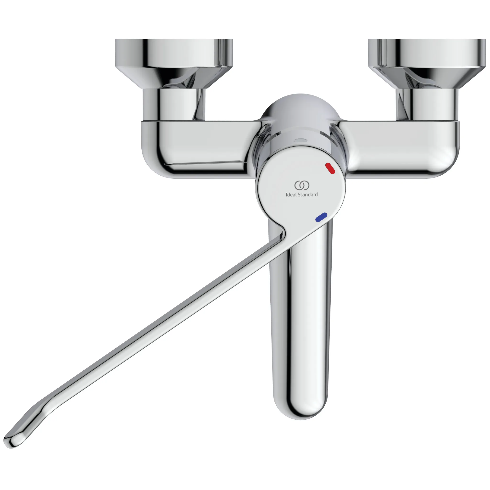 Ideal Standard Wandwaschtisch-Sicherheitsarmatur Ceraplus B8315AA, Hebel 230mm, Ausladung 150mm, Chrom Ideal Standard Wandwaschtisch-Sicherheitsarmatur Ceraplus B8315AA, Hebel 230mm, Ausladung 150mm, Chrom