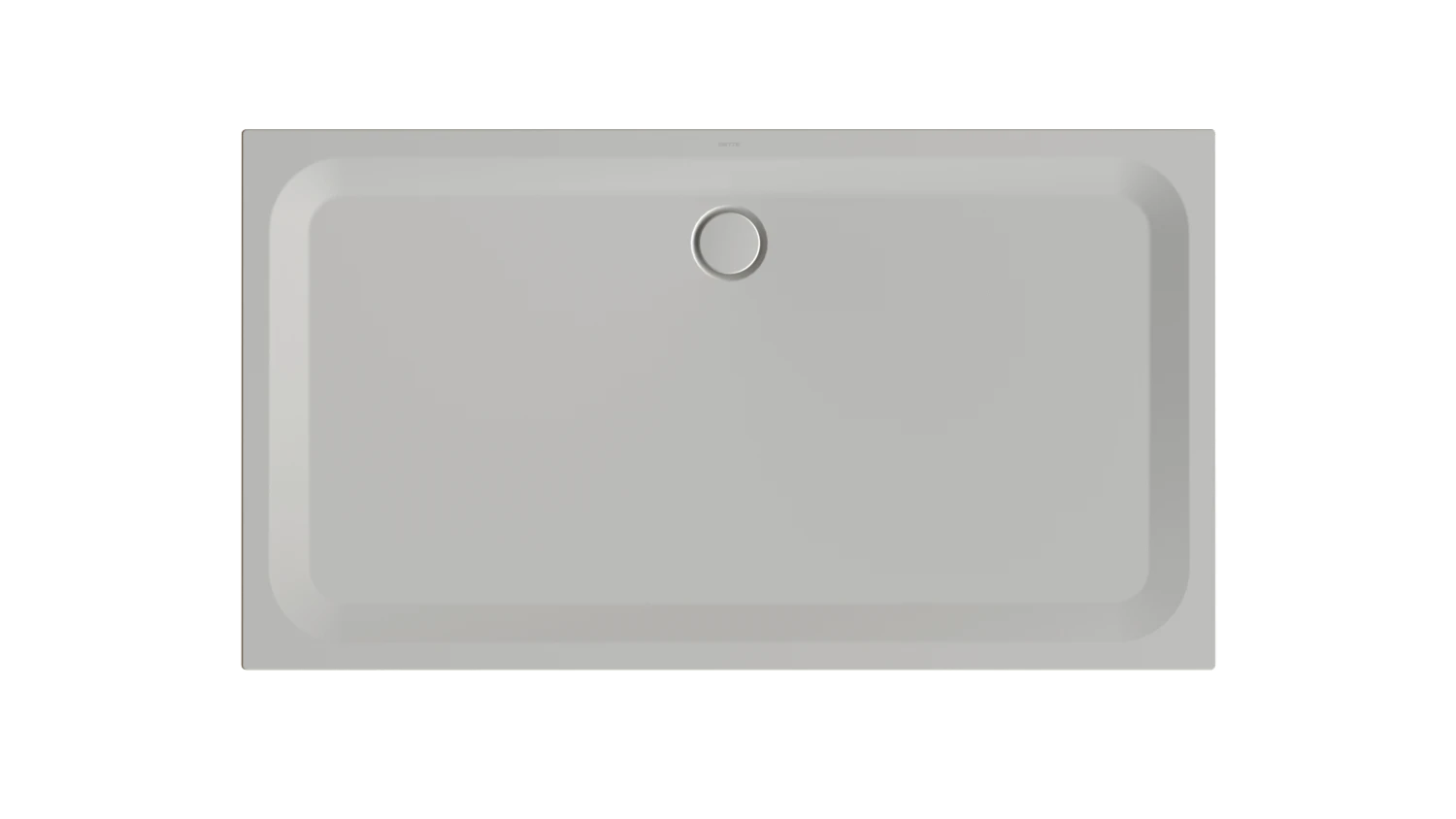 Bette rechteck Duschwanne „BetteUltra“ 1800 × 1000 mm ohne Oberflächenbeschichtung, mit BetteGlasur Plus, ohne Wannenträger, in Dust