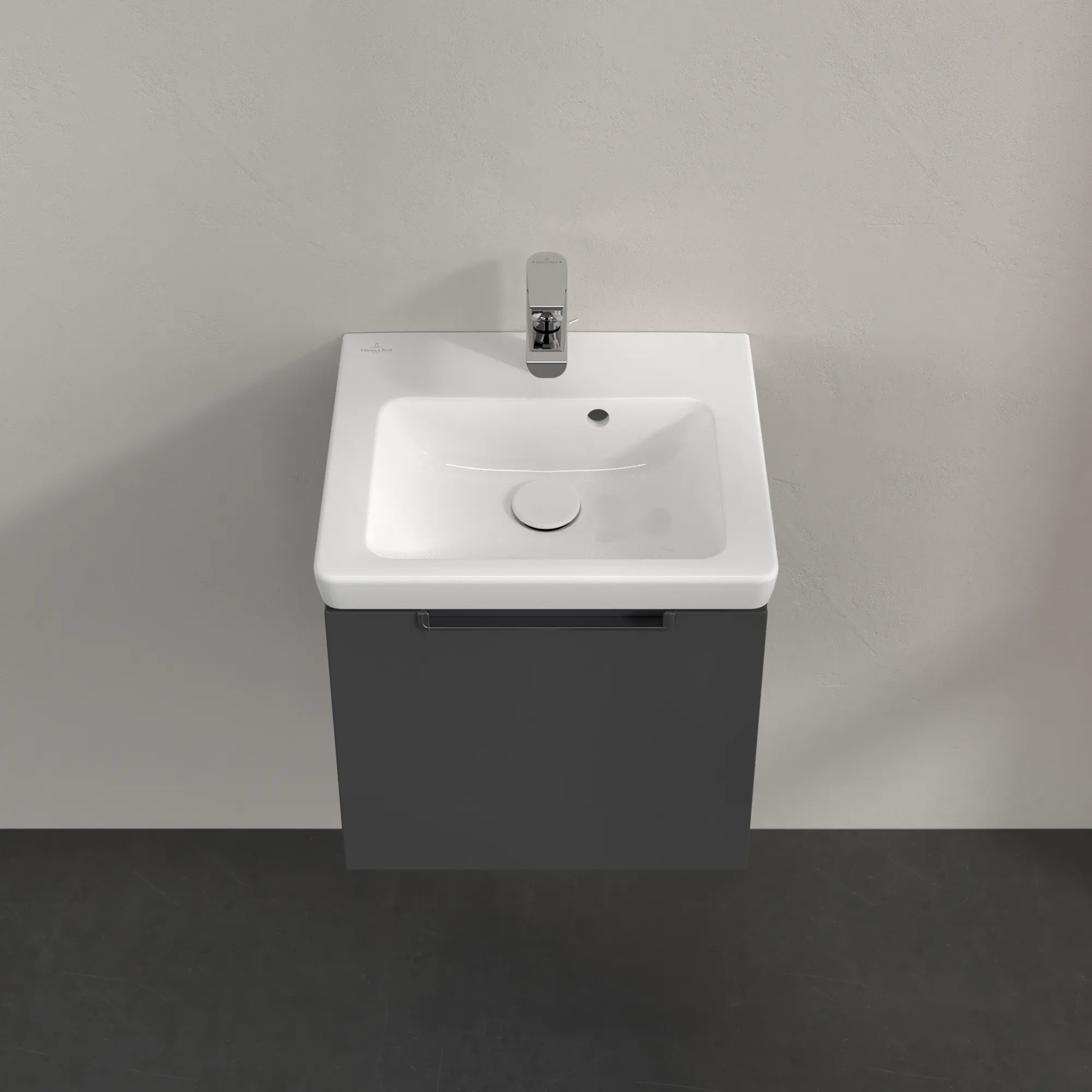 Villeroy & Boch Subway 2.0 Waschbeckenunterschrank A68410, Glossy Grey, 440x420x352mm Villeroy & Boch Subway 2.0 Waschbeckenunterschrank A68410, Glossy Grey, 440x420x352mm