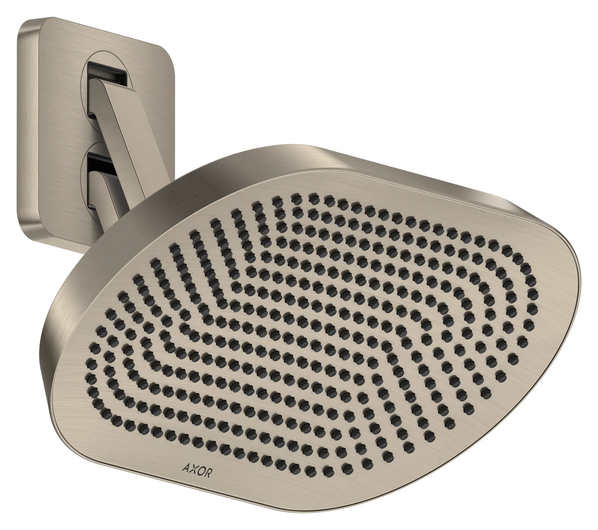 Hansgrohe AXOR ShowerSphere Kopfbrause 370⁄220 2jet EcoSmart mit beweglichem Brausearm, Edelstahl Optic Hansgrohe AXOR ShowerSphere Kopfbrause 370⁄220 2jet EcoSmart mit beweglichem Brausearm, Edelstahl Optic