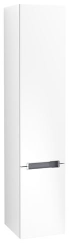 Villeroy & Boch Hochschrank „Subway 2.0“ 35 × 165 × 37 × 37 cm in Weiß Matt, Anschlag rechts, ohne Beleuchtung