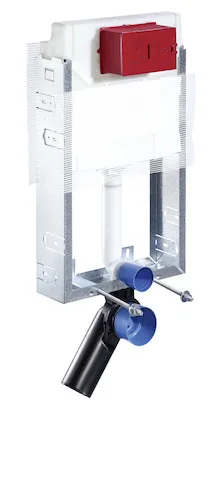 WC-Modul MONTUS, Typ C-N 120, B 42 cm x H 77 cm, Rahmen verzinkt
