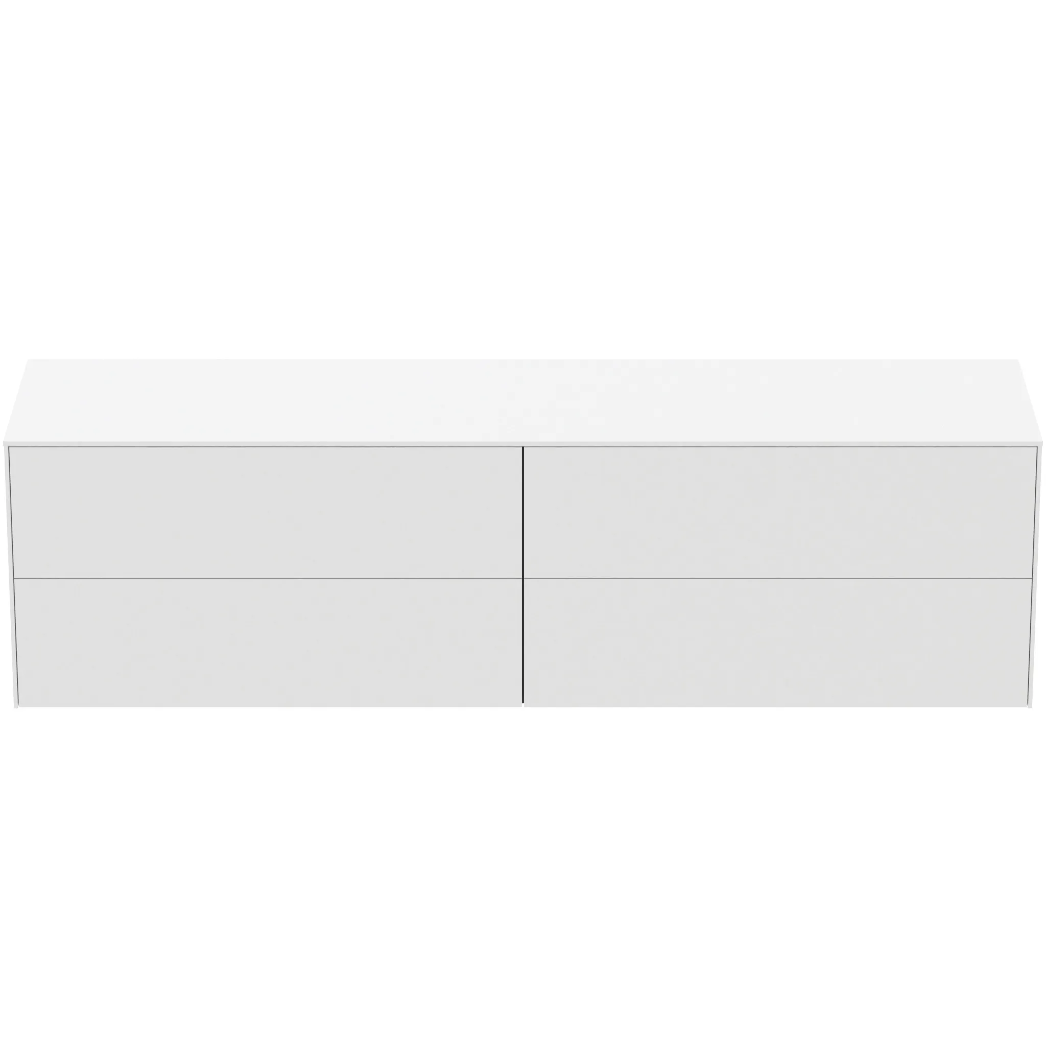 Ideal Standard Waschtischunterschrank „Conca“ 198,7 × 55 × 50,5 cm Weiß matt lackiert
