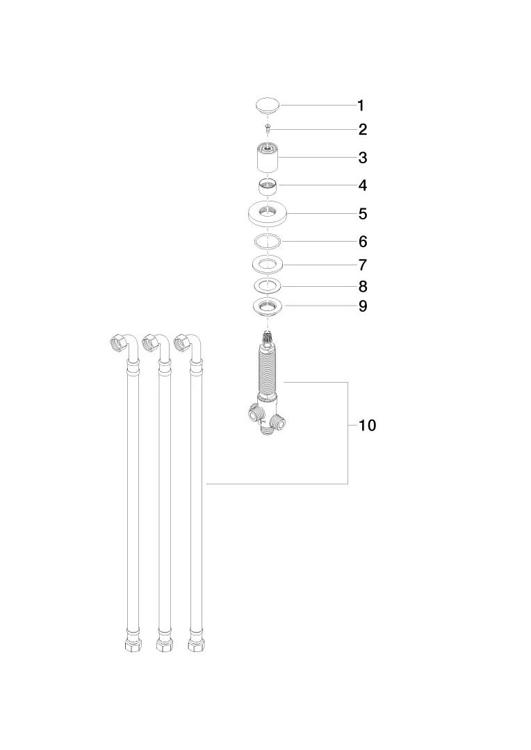Zweiwege-Umstellung für Wannenrand- bzw. Fliesenrandmontage META Chrom 29140660 Zweiwege-Umstellung für Wannenrand- bzw. Fliesenrandmontage META Chrom 29140660