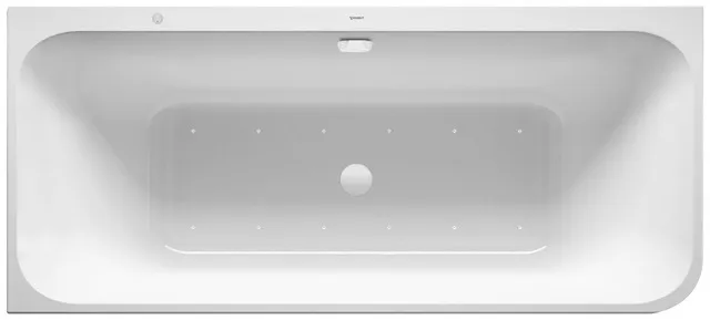 Duravit Whirlwanne „Happy D.2 Plus“ vorwand rechteck 180 × 80 cm, links