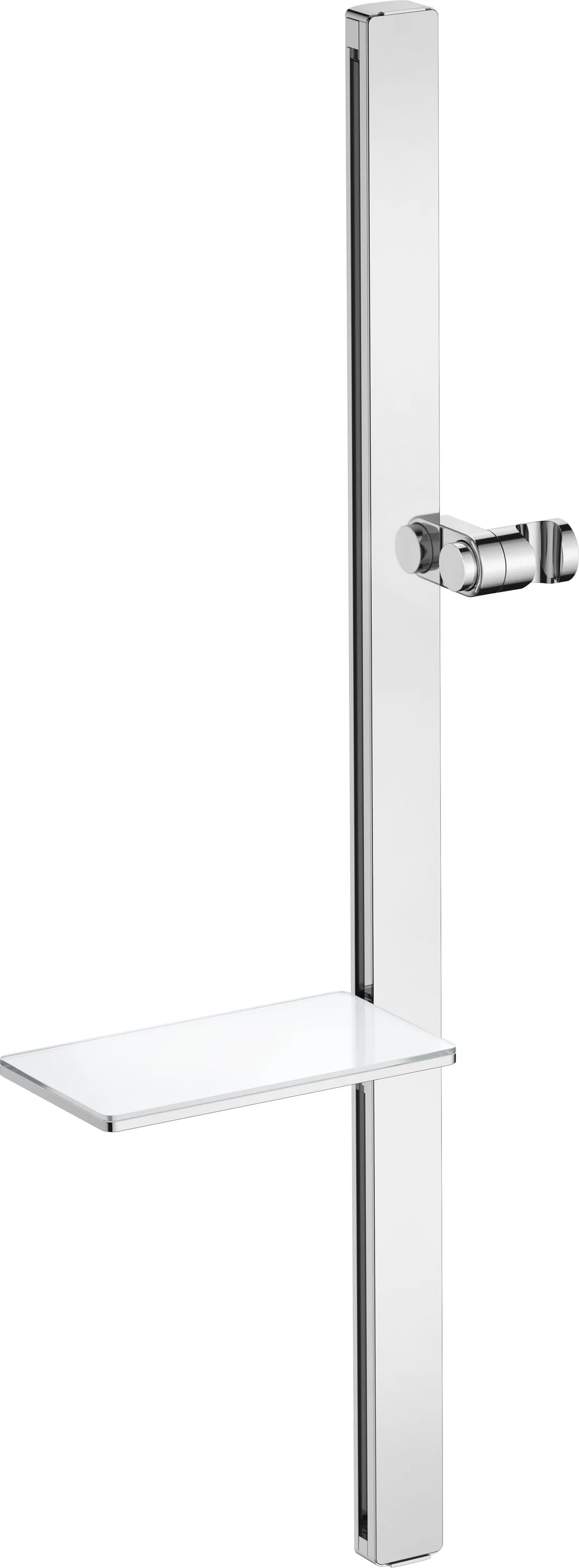 Duravit Brausestange m.Ablage 800mm, Chrom Hochglanz – Zubehör Armaturen Duravit Brausestange m.Ablage 800mm, Chrom Hochglanz – Zubehör Armaturen