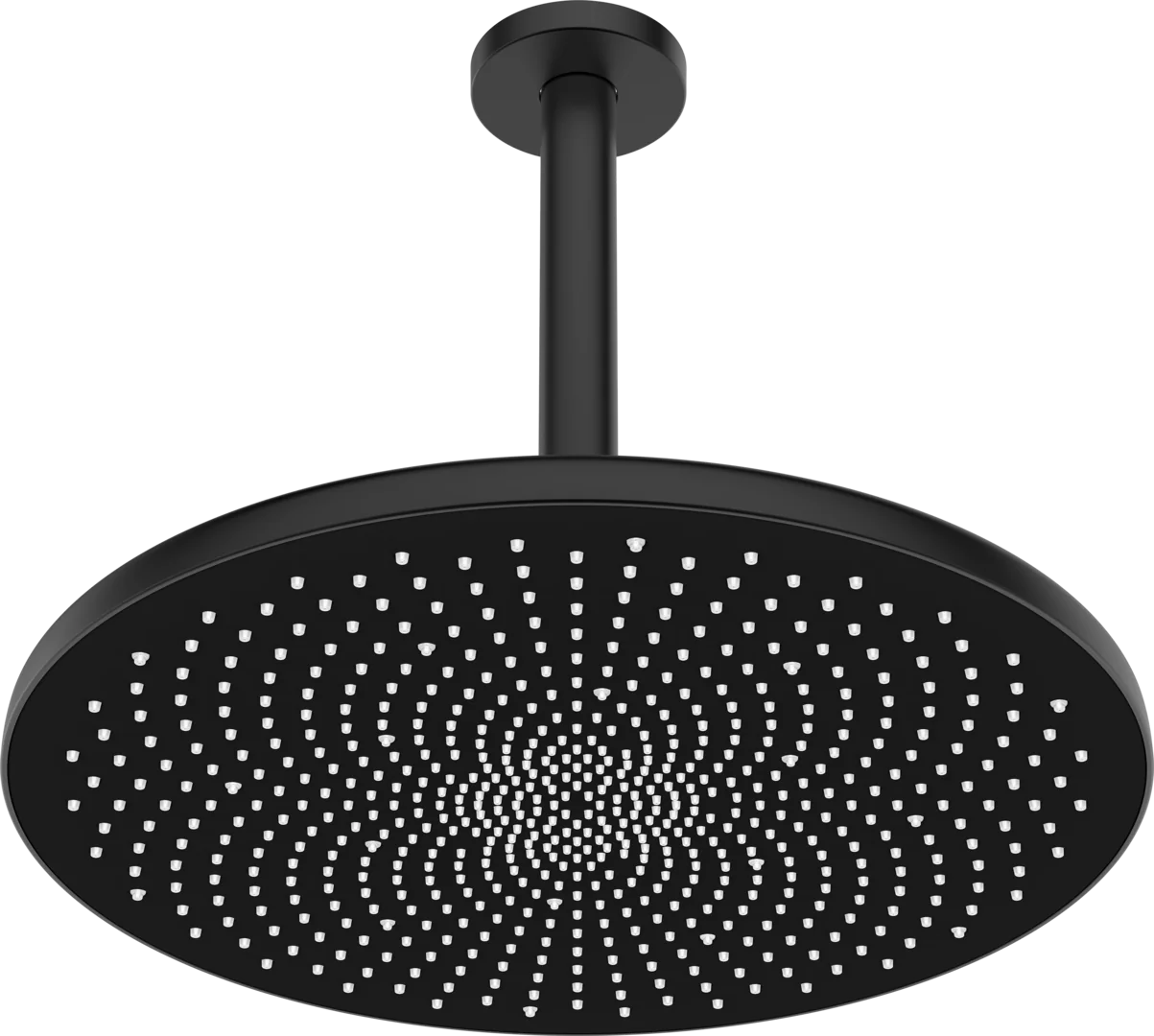 HansaAURELIA Kopfbrause 300 mm Matt-Schwarz