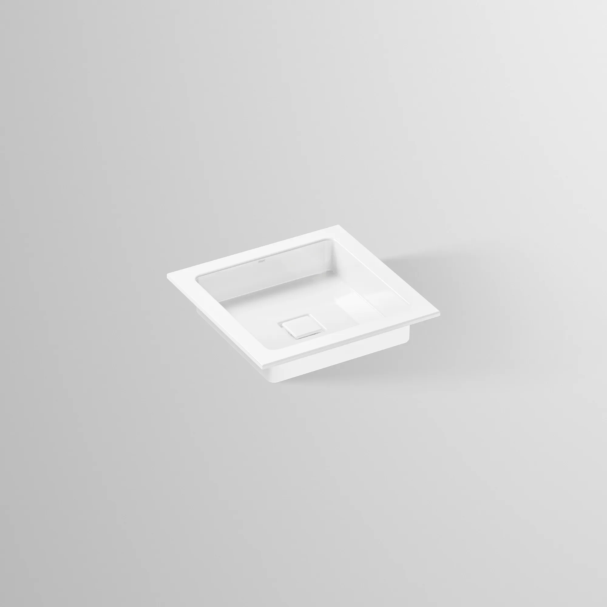 Waschbecken „Q-Serie“ 450 × 79 mm, ohne Hahnlochbohrung, mittig mit ProShield Waschbecken „Q-Serie“ 450 × 79 mm, ohne Hahnlochbohrung, mittig mit ProShield