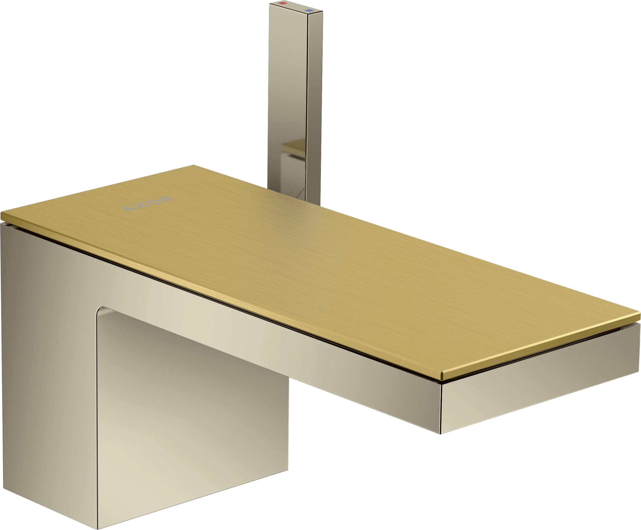 Hansgrohe AXOR MyEdition Platte 200 mm Metall Brushed Gold Optic abnehmbar