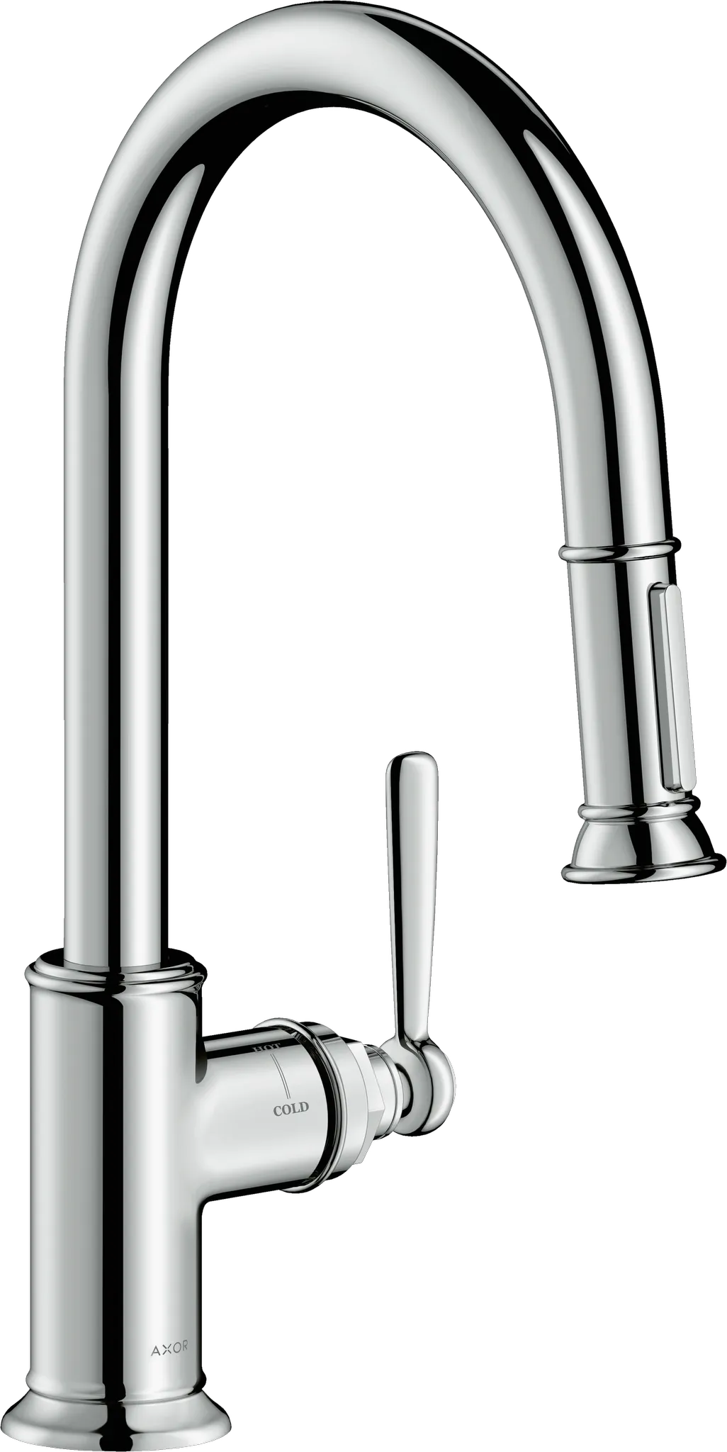 Hansgrohe AXOR Montreux Küchenmischer 180 mit Ausziehbrause, Chrom Hansgrohe AXOR Montreux Küchenmischer 180 mit Ausziehbrause, Chrom