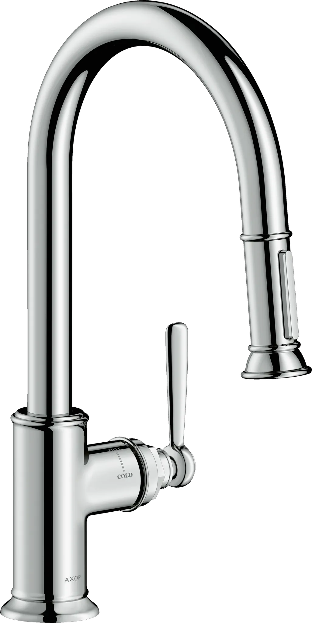 Hansgrohe AXOR Montreux Küchenmischer 180 mit Ausziehbrause, Chrom Hansgrohe AXOR Montreux Küchenmischer 180 mit Ausziehbrause, Chrom