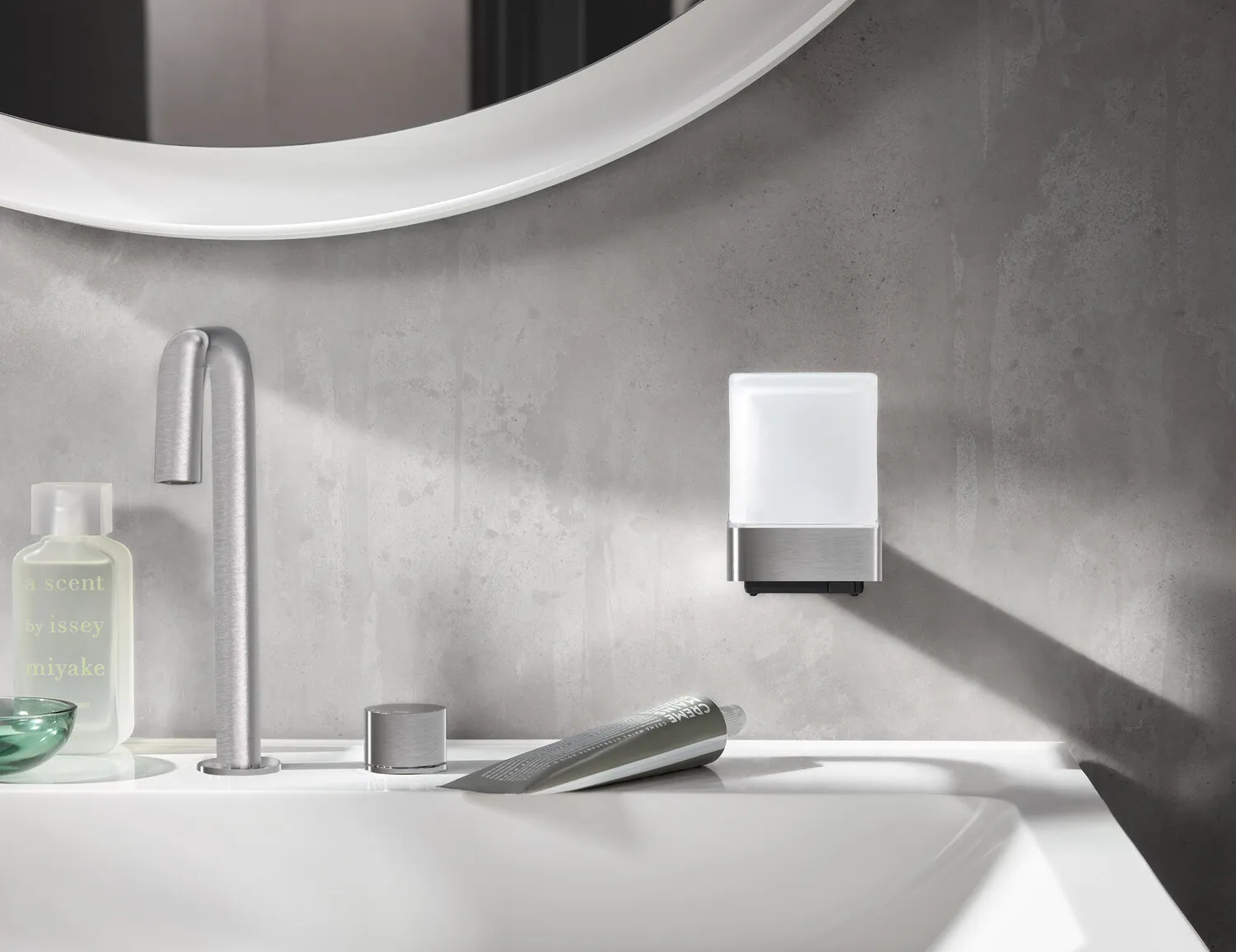 emco loft SensorseifenspenderGlas satiniert, edelstahloptik emco loft SensorseifenspenderGlas satiniert, edelstahloptik