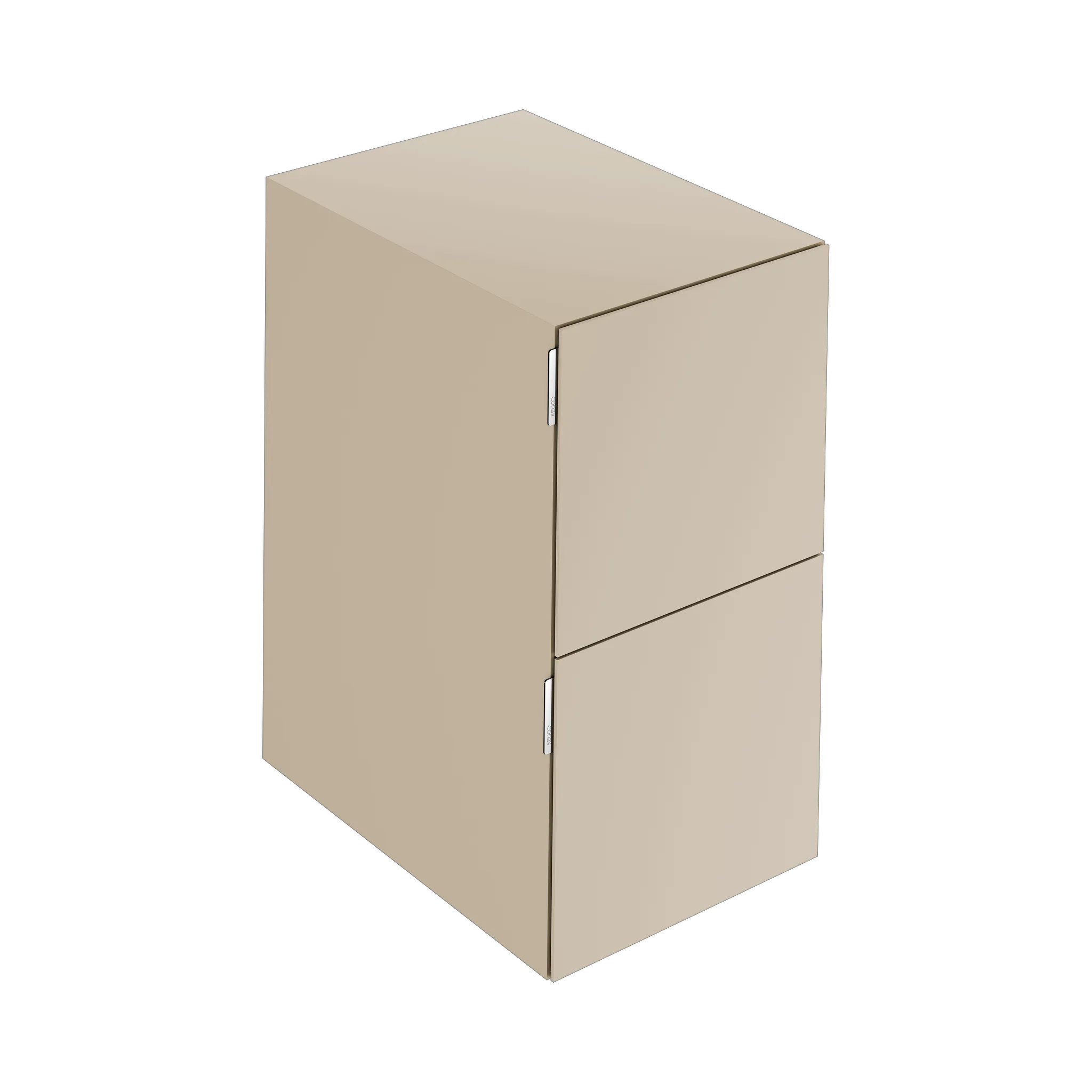 KEUCO Sideboard mit Auszügen „Edition 11 Art“ Sand (Lack, seidenmatt), Sand (Lack, seidenmatt), mit Beleuchtung 40 × 70 × 49 cm