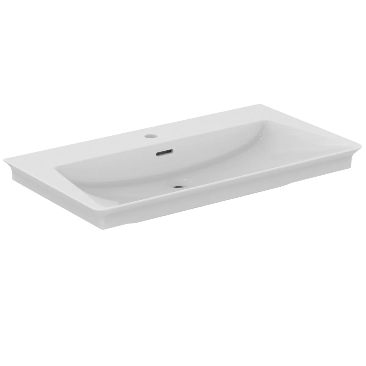 Waschbecken „LaDolceVita“ 86 × 47 × 14,5 cm, Hahnlochposition mittig Waschbecken „LaDolceVita“ 86 × 47 × 14,5 cm, Hahnlochposition mittig