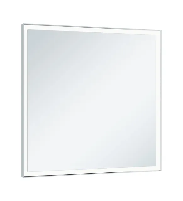 KEUCO Spiegel „Royal Lumos“ in Silber (eloxiert), 650 × 650 mm