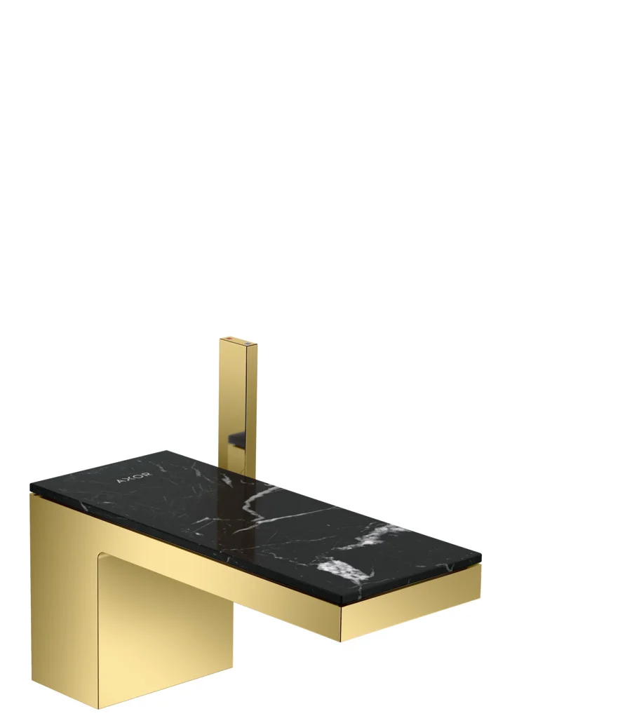 Hansgrohe AXOR MyEdition Platte 200 mm Marmor Nero Marquina abnehmbar