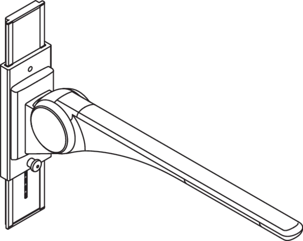 HEWI Stützklappgriff „Serie 802 LifeSystem“