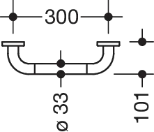 HEWI Haltegriff „Serie 801“ in Felsgrau HEWI Haltegriff „Serie 801“ in Felsgrau