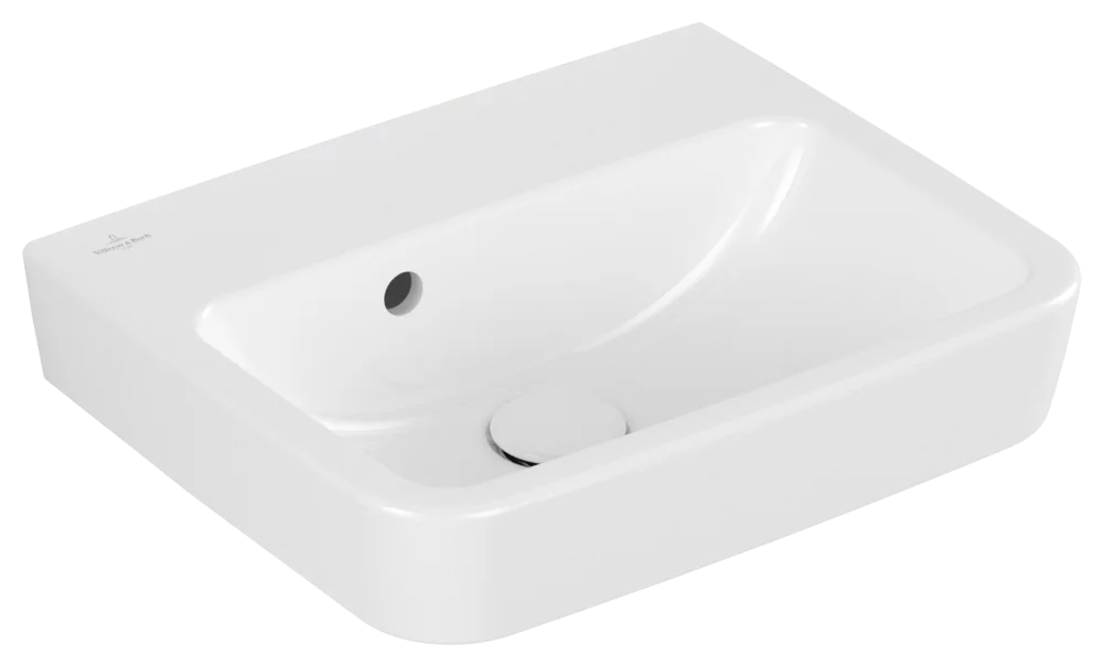 Villeroy & Boch O.novo Handwaschbecken 450x370mm Eckig Weiß Alpin