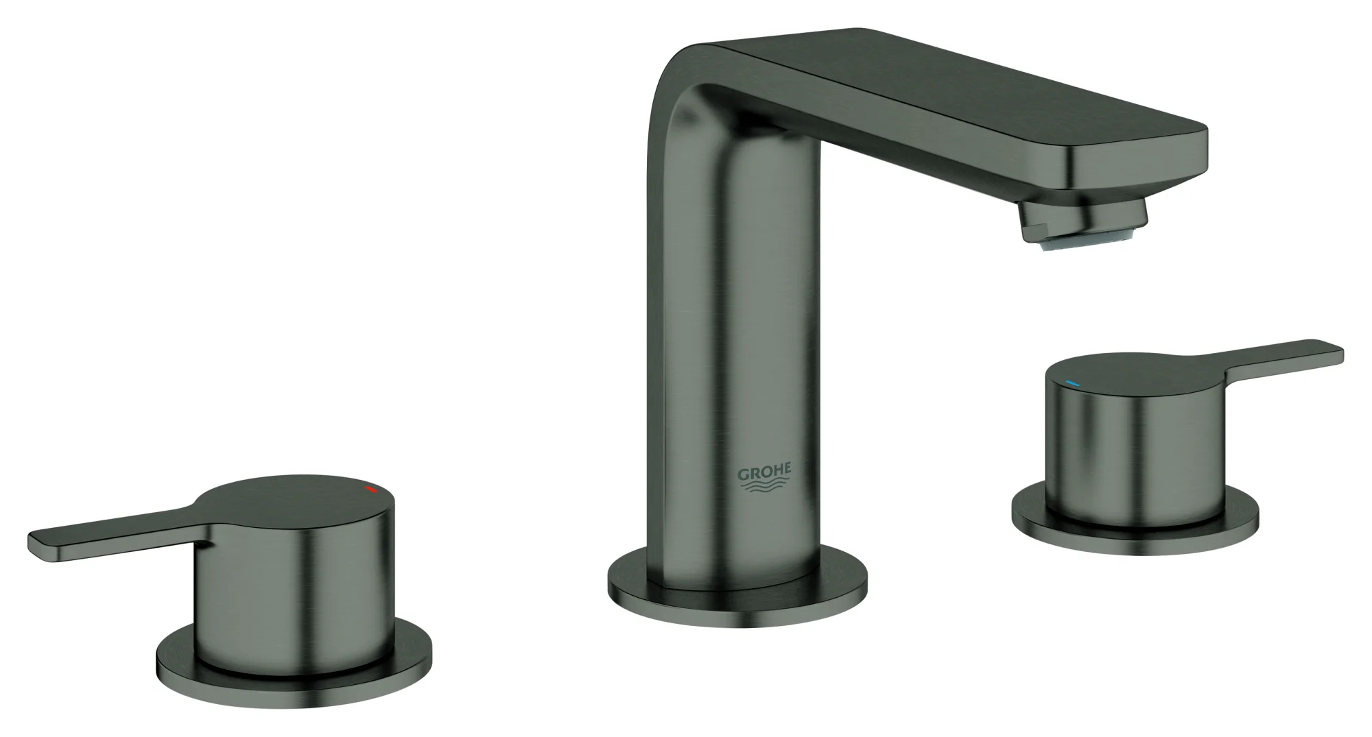 Grohe 3-Loch-Waschtischbatterie Lineare, in hard graphite gebürstet