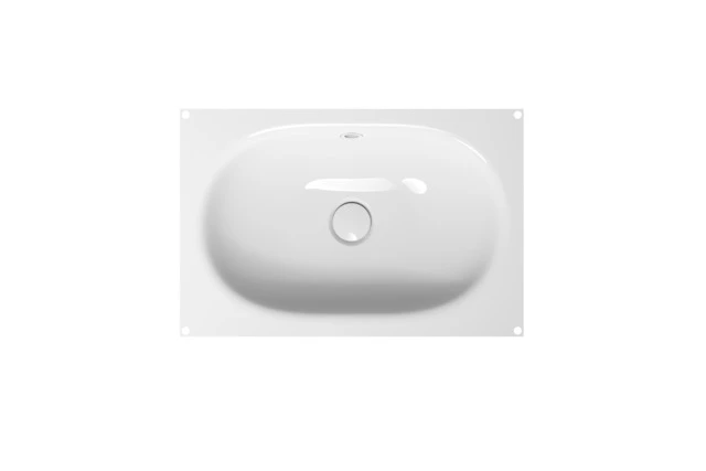 Unterbauwaschtisch „BetteComodo“ 57,4 × 38 × 12 cm, ohne Überlauf, ohne Hahnlochbohrung in Moosgrün Unterbauwaschtisch „BetteComodo“ 57,4 × 38 × 12 cm, ohne Überlauf, ohne Hahnlochbohrung in Moosgrün