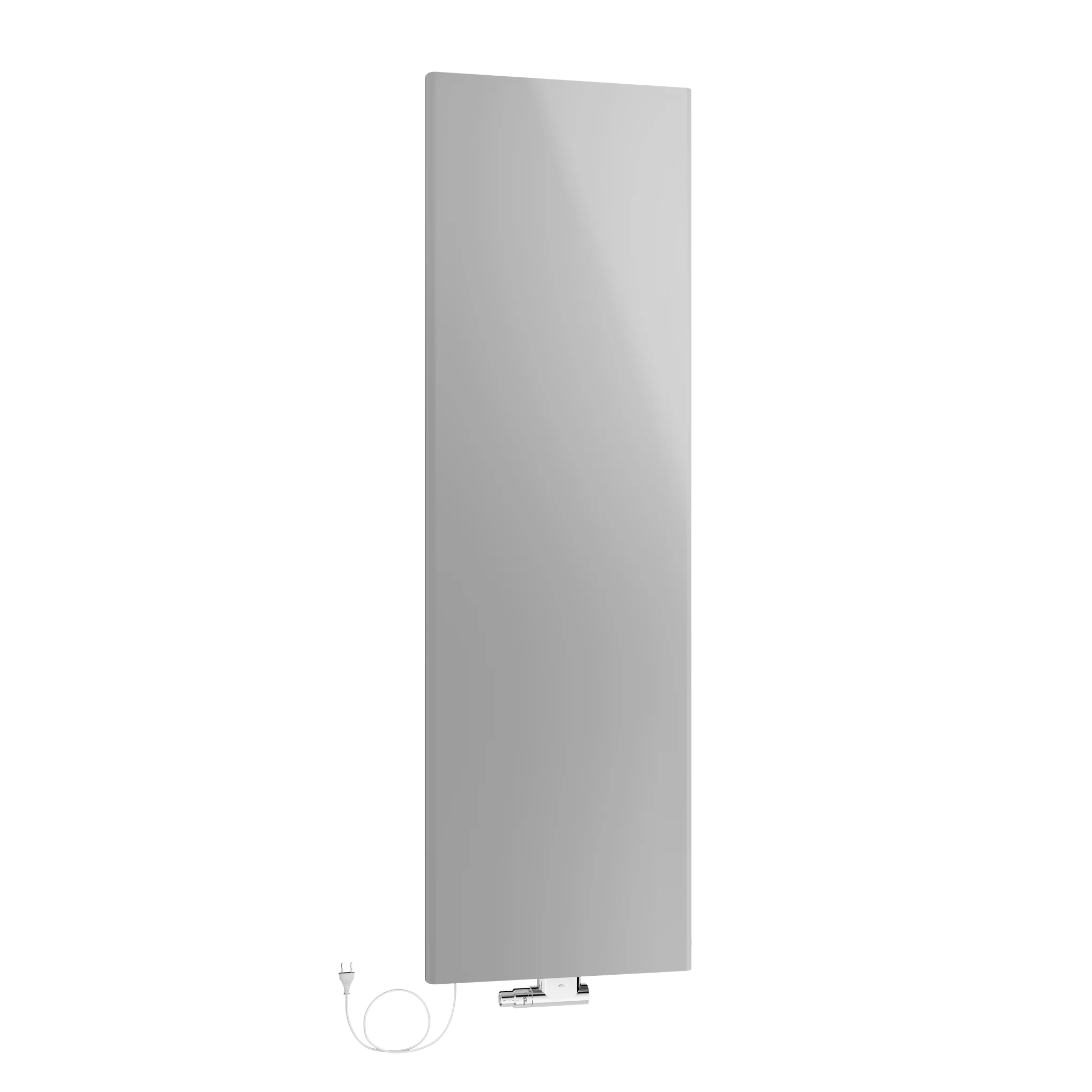 Kermi Design-Heizkörper „Pateo flair“ 57 × 187 cm in glanzsilber Metallic