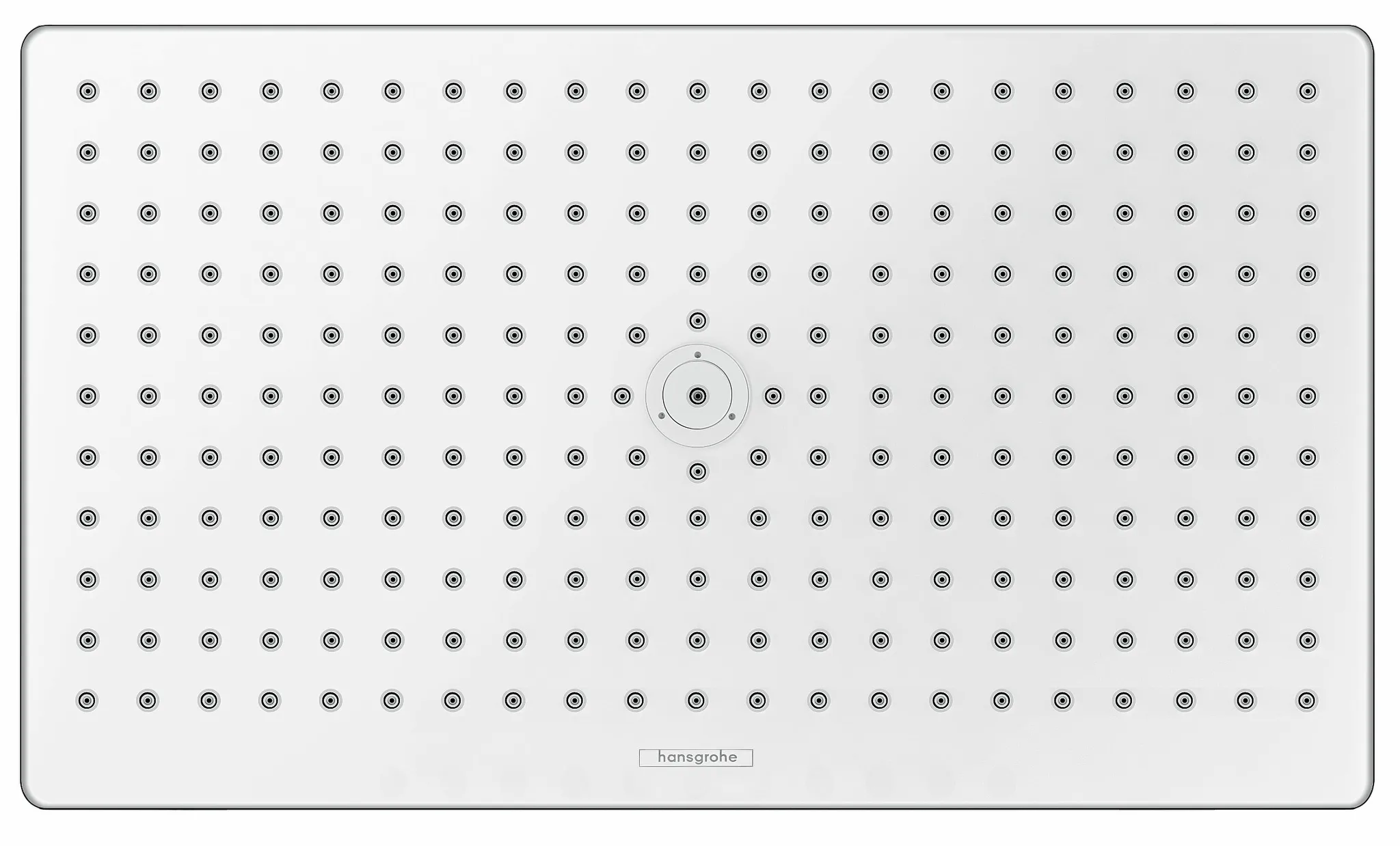 Kopfbrause Rainmaker Select 460 1jet weiss/chrom mit Brausearm 450mm Kopfbrause Rainmaker Select 460 1jet weiss/chrom mit Brausearm 450mm