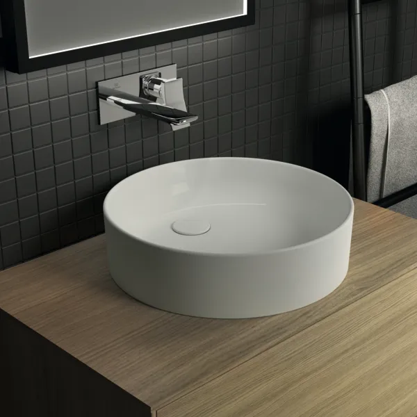 Waschbecken „Conca“ 45 × 45 × 11 cm in Weiß Waschbecken „Conca“ 45 × 45 × 11 cm in Weiß