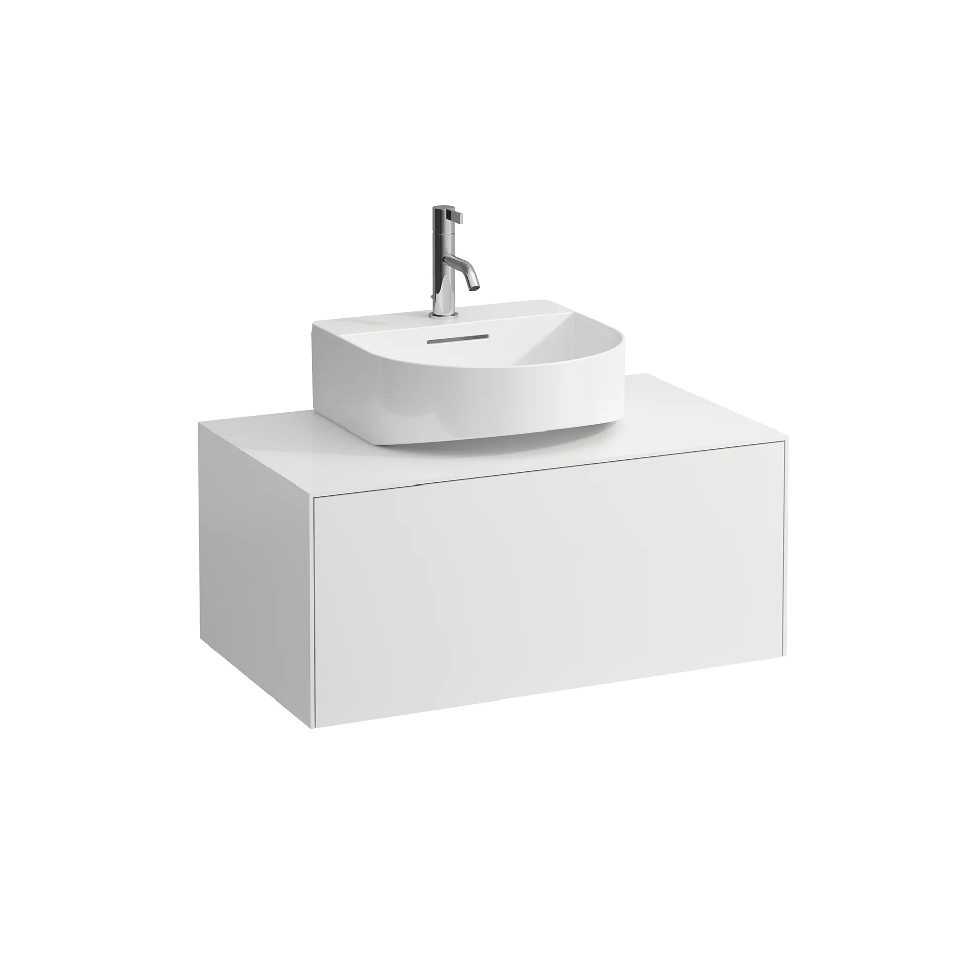 Laufen Waschtischunterbau SONAR 457x777x341, 170 Weiß matt, 1 Schublade mit Push/Pull-Funktion Laufen Waschtischunterbau SONAR 457x777x341, 170 Weiß matt, 1 Schublade mit Push/Pull-Funktion
